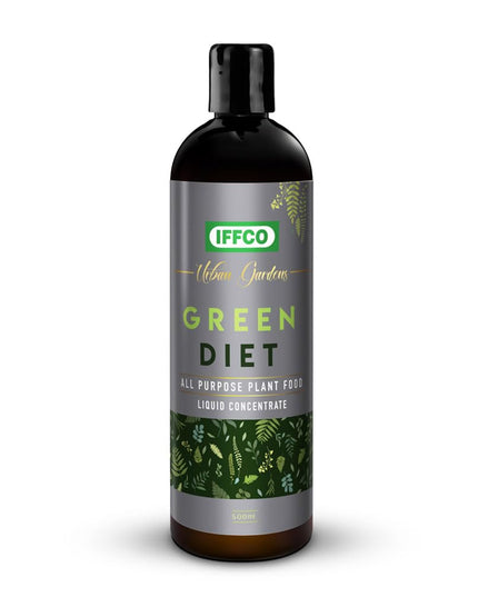 IFFCO Urban Gardens - Green Diet - 1 Kg - Organic Plant Food For Potted Indoor & Outdoor plants, Balanced Macro & Micro Nutrients, Slow-Release Granules