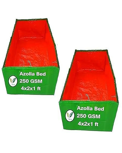 250 GSM HDPE UV Stabilize, (Green, 4ftx2ftx1 ft) - Pack of 1 - Mini Azolla Bed