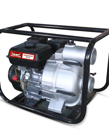 Balwaan Krishi WP-22R Water Pump 2 Inch Outlet | 7 HP Powerful Petrol Engine 4 Stroke | For Irrigation, Water Supply, Sewage Movement and Draining Agriculture Farming | Get 1-litre Engine Oil