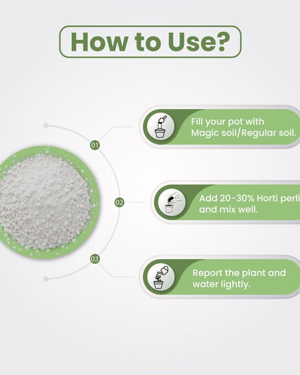 IFFCO Urban Gardens - Perlite 450 gm – Enhance Drainage & Aeration – Used for Plants, Hydroponics, Succulents, Seed Germination, and in Potting Mix.