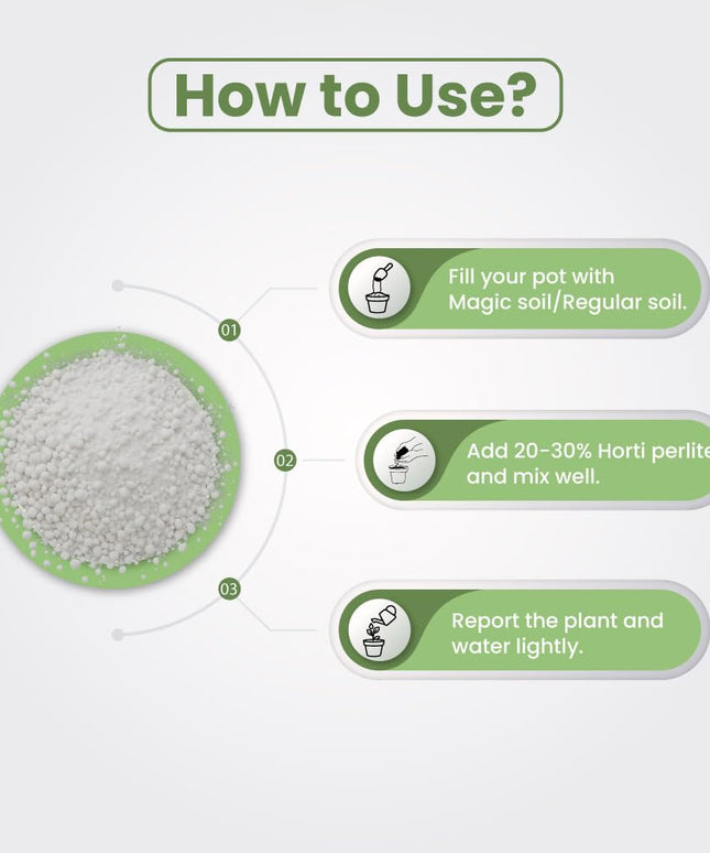 IFFCO Urban Gardens - Perlite 450 gm – Enhance Drainage & Aeration – Used for Plants, Hydroponics, Succulents, Seed Germination, and in Potting Mix.
