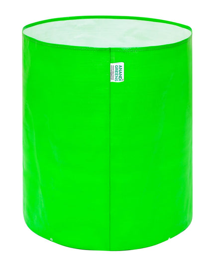 Anandi Green's Premium HDPE Uv Protected 260 GSM Round Shaped Green Colour Plants Grow Bags Suitable for Terrace and Vegetable Gardening 12x12 Inch Pack of 5 Grow Bags