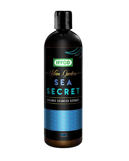 IFFCO URBAN GARDENS - 200 ML - Sea Secret - Seaweed Extract Liquid Concentrate - Organic Fertilizer & Growth Promoter for Plants, 100% Water Soluble