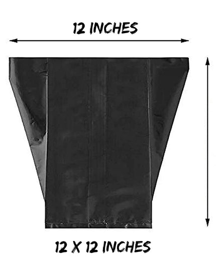 Garden Plastic UV Protected Poly Grow Nursery Plant Bags | Plant Bags for Home Garden |(Black, 5 X 7 inch) -50 Qty