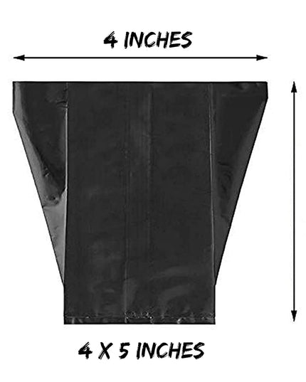 Garden Plastic UV Protected Poly Grow Nursery Plant Bags | Plant Bags for Home Garden |(Black, 5 X 7 inch) -50 Qty