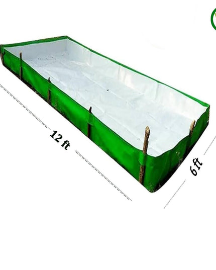 250 GSM HDPE UV Stabilize, (Green, 4ftx2ftx1 ft) - Pack of 1 - Mini Azolla Bed