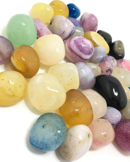 2 Kg Polished White Pebbles Stones for Plants Pots, Aquarium Fish Tank, Pebbles for Decoration, Garden, Table and Home Decor, Vase Fillers (2 Kg, White Stone)