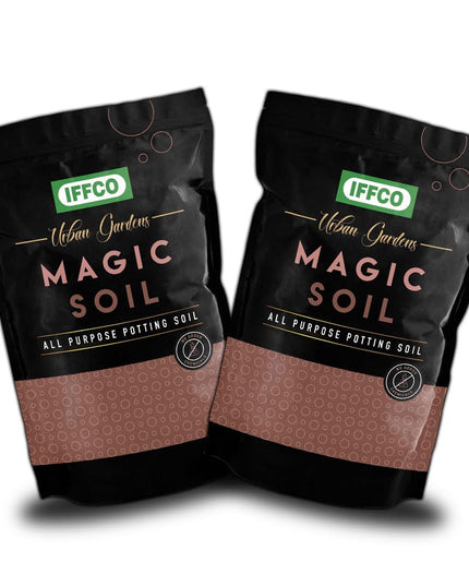 IFFCO Urban Gardens - Potting Soil Mix 20kg - Made with Export Quality Cocopeat with Added Organic Manure, Perlite & Nutrients - Ready to use Soil for Home Garden - Now Available in Single Pack