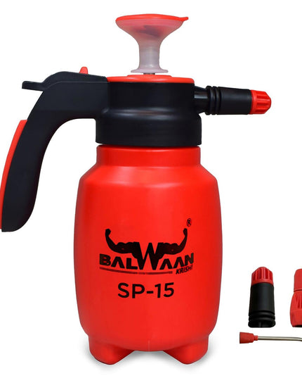 BALWAAN Krishi SP-20 3 in 1 Manual Sprayer with 2 Litre Tank Capacity | Used for Agriculture, Foam Sprayer, Car and bike wash, Pesticides, Gardening, Glass Cleaning & Disinfection | Get 3 Nozzles Free