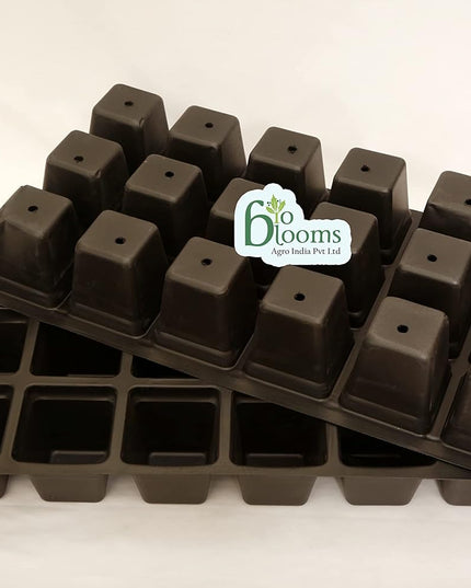 Seedling Tray for Plants, Reusable Germination Tray, Nursery Trays for Seedling, Sapling, Seed Starter & Growing Tray, 50 Cells Set of 10