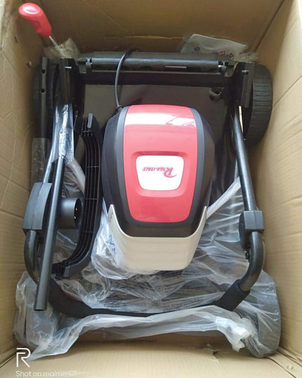 Riga-Italy 18" inches (458 mm) Push Type Rotatory Electric Lawn Mower with 1800 watts (2.5 HP) Powerful Induction Copper Motor