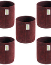 6x6 INCH Pack of 5 / Maroon