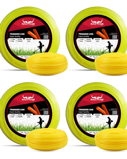 Balwaan Krishi BX-52 Brush Cutter 2 Stroke Side Pack Machine 52cc Extra Power Torque Engine|80T, 3T Blade, Tap n Go for Agriculture, Gardening, Lawn Grass Trimming Eco Series Free 500ml Engine Oil