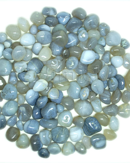 2 Kg Polished White Pebbles Stones for Plants Pots, Aquarium Fish Tank, Pebbles for Decoration, Garden, Table and Home Decor, Vase Fillers (2 Kg, White Stone)