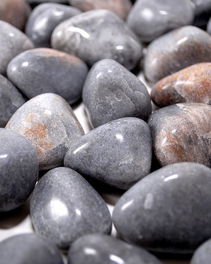 2 Kg Polished White Pebbles Stones for Plants Pots, Aquarium Fish Tank, Pebbles for Decoration, Garden, Table and Home Decor, Vase Fillers (2 Kg, White Stone)