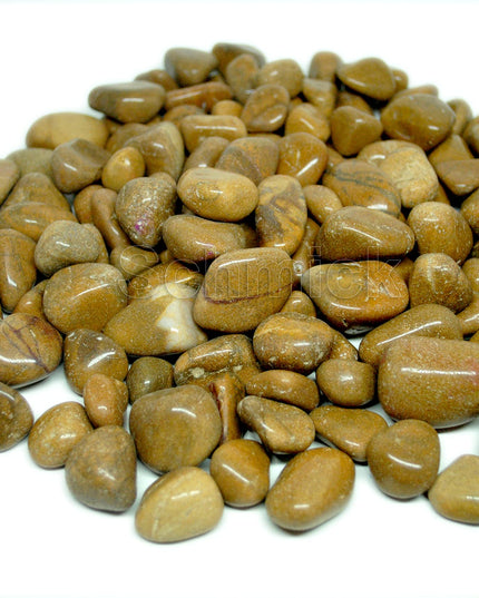 2 Kg Polished White Pebbles Stones for Plants Pots, Aquarium Fish Tank, Pebbles for Decoration, Garden, Table and Home Decor, Vase Fillers (2 Kg, White Stone)