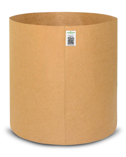Anandi Green's 400 GSM Eco Friendly Geo Fabric Plant Grow Bag Suitable for Terrace and Flowers Vegetable Gardening 6x6 inch Maroon Color Pack of 10