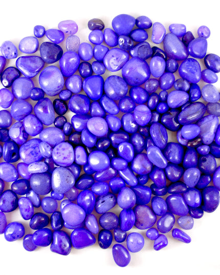 2 Kg Polished White Pebbles Stones for Plants Pots, Aquarium Fish Tank, Pebbles for Decoration, Garden, Table and Home Decor, Vase Fillers (2 Kg, White Stone)
